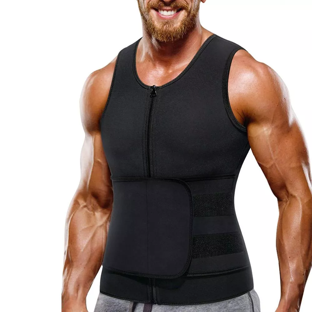 Vest tas-sawna tal-għaraq tal-irġiel għal Trainer tal-qadd
